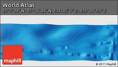 Political Panoramic Map of the Area around 15° 17' 31" N, 135° 13' 29" E