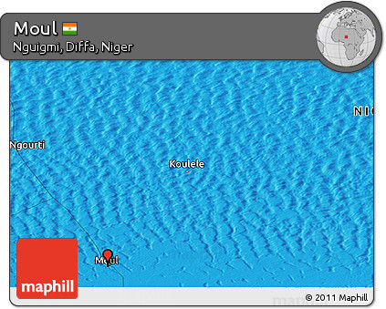 Political Panoramic Map of Moul