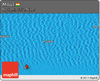 Political Panoramic Map of Moul