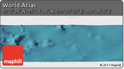 Satellite Panoramic Map of the Area around 15° 17' 31" N, 140° 19' 29" E