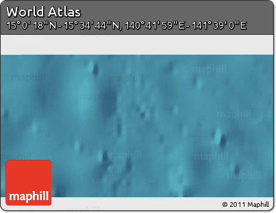 Satellite 3D Map of the Area around 15° 17' 31" N, 141° 10' 30" E