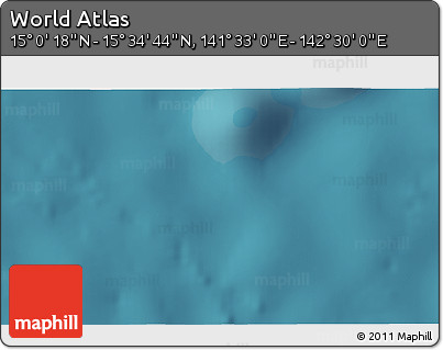Satellite 3D Map of the Area around 15° 17' 31" N, 142° 1' 30" E