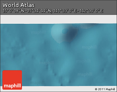 Satellite 3D Map of the Area around 15° 17' 31" N, 142° 1' 30" E