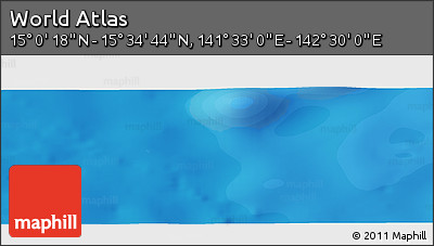 Political Panoramic Map of the Area around 15° 17' 31" N, 142° 1' 30" E