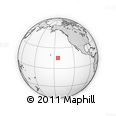 Outline Map of the Area around 15° 17' 31" N, 144° 25' 30" W, rectangular outline