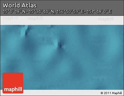 Satellite 3D Map of the Area around 15° 17' 31" N, 157° 19' 29" E