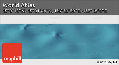 Satellite Panoramic Map of the Area around 15° 17' 31" N, 157° 19' 29" E