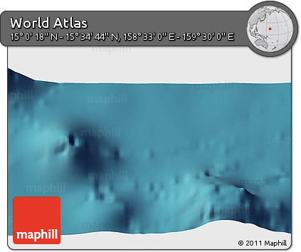 Satellite 3D Map of the Area around 15° 17' 31" N, 159° 1' 30" E