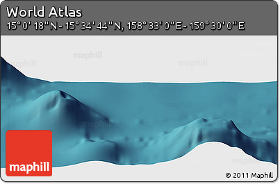 Satellite Panoramic Map of the Area around 15° 17' 31" N, 159° 1' 30" E