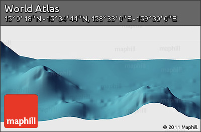 Satellite Panoramic Map of the Area around 15° 17' 31" N, 159° 1' 30" E