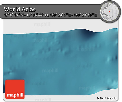 Satellite 3D Map of the Area around 15° 17' 31" N, 159° 52' 30" E