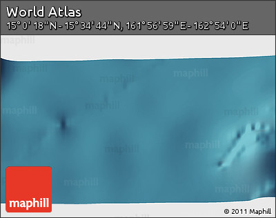 Satellite 3D Map of the Area around 15° 17' 31" N, 162° 25' 30" E