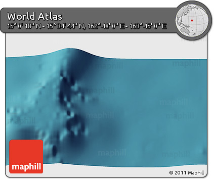Satellite 3D Map of the Area around 15° 17' 31" N, 163° 16' 30" E