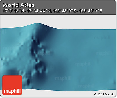 Satellite 3D Map of the Area around 15° 17' 31" N, 163° 16' 30" E