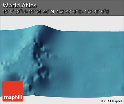 Satellite 3D Map of the Area around 15° 17' 31" N, 163° 16' 30" E