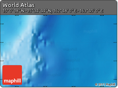 Physical Map of the Area around 15° 17' 31" N, 163° 16' 30" E