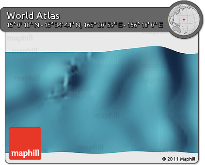 Satellite 3D Map of the Area around 15° 17' 31" N, 165° 49' 29" E