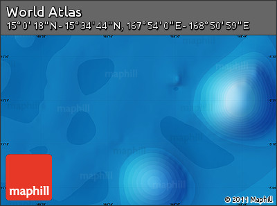 Political Map of the Area around 15° 17' 31" N, 168° 22' 30" E