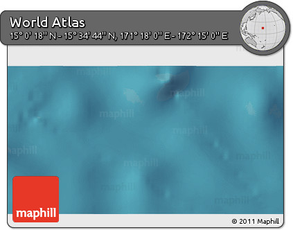 Satellite 3D Map of the Area around 15° 17' 31" N, 171° 46' 30" E