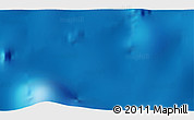 Physical 3D Map of the area around 15° 17' 31" N, 174° 10' 30" W