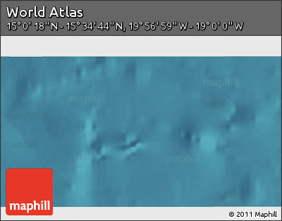 Satellite 3D Map of the Area around 15° 17' 31" N, 19° 28' 30" W