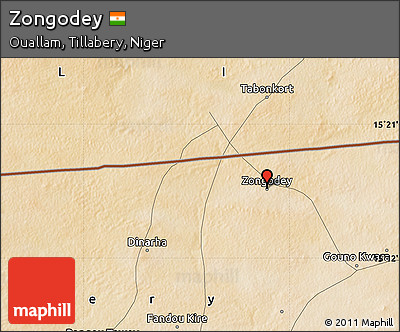 Satellite Map of Zongodey