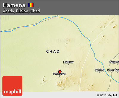 Physical 3D Map of Hamena