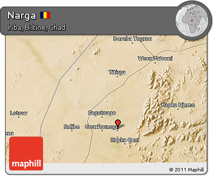Satellite 3D Map of Narga