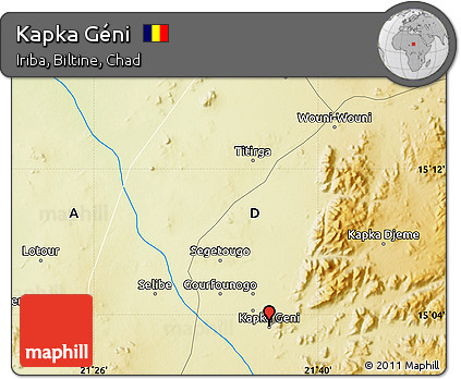 Physical Map of Kapka Géni