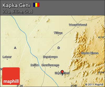 Physical Map of Kapka Géni