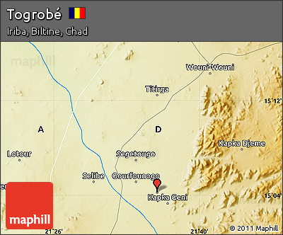 Physical Map of Togrobé