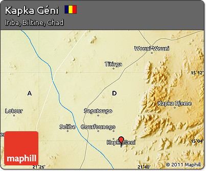 Physical Map of Kapka Géni