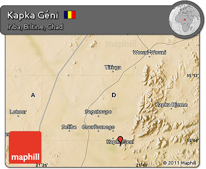 Satellite Map of Kapka Géni