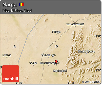 Satellite Map of Narga
