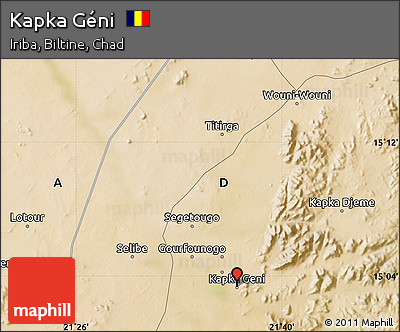 Satellite Map of Kapka Géni