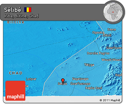 Political Panoramic Map of Sélibé