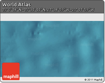 Satellite 3D Map of the Area around 15° 17' 31" N, 21° 10' 29" W