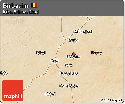 Satellite 3D Map of Birbasim