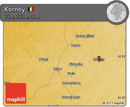 Physical Map of Kornoy