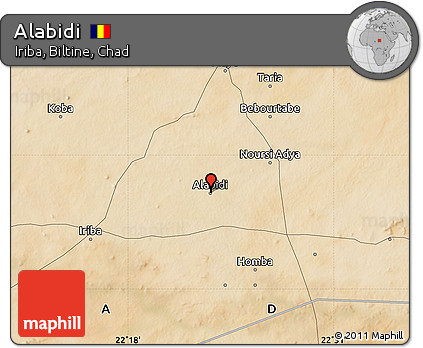 Satellite Map of Alabidi