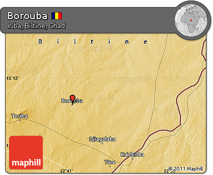 Physical Map of Borouba