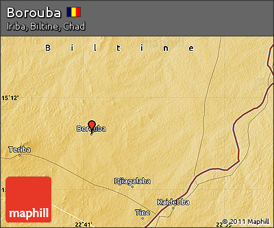 Physical Map of Borouba