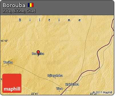 Physical Map of Borouba