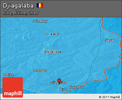 Political Panoramic Map of Djiagalaba