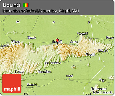 Physical Map of Bounti