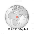 Outline Map of the Area around 15° 17' 31" N, 34° 55' 29" E, rectangular outline