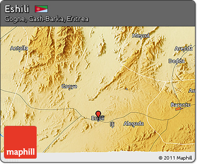 Physical 3D Map of Eshili