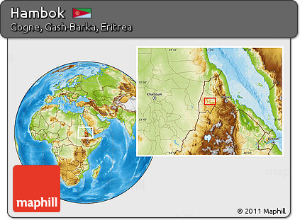 Physical Location Map of Hambok