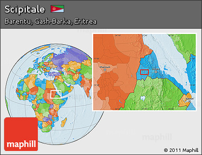 Political Location Map of Scipitale