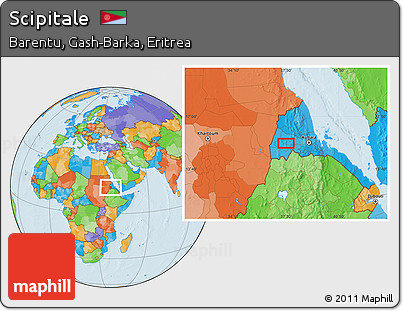 Political Location Map of Scipitale